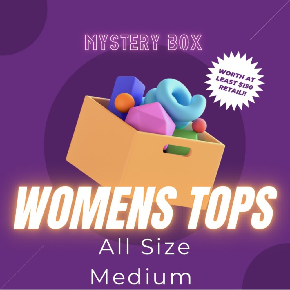 Mystery Box: Women’s 6 Tops Size Medium